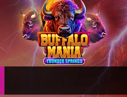 New Game at Uptown Pokies Buffalo Mania Thunder Springs